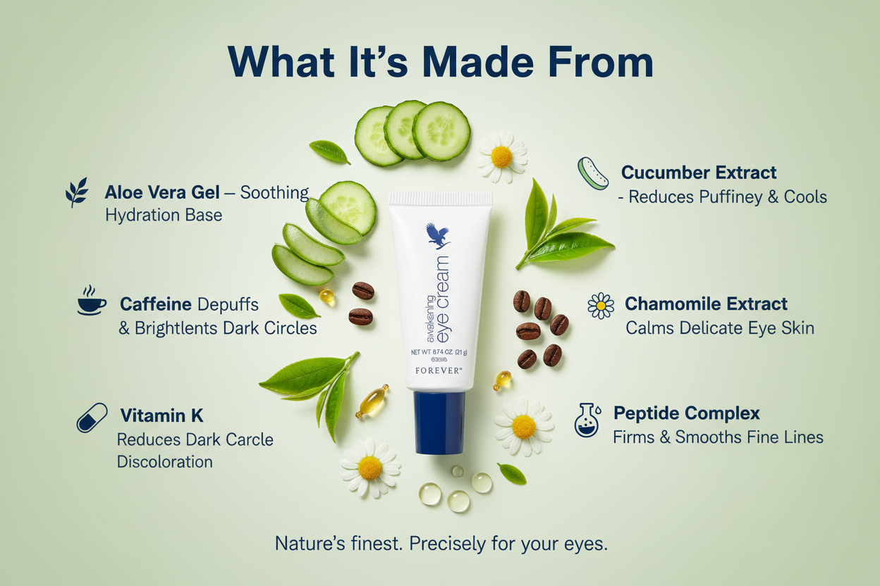 Awakening Eye Cream - Ingredients Banner