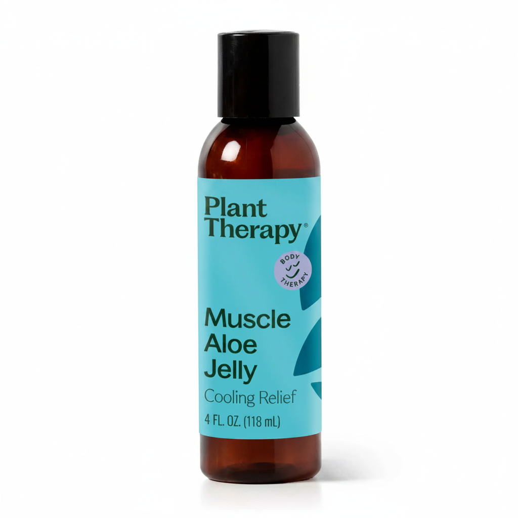 Plant Therapy Muscle Aloe Jelly – Cooling Relief, 4 fl oz