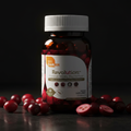 Zahler Revolution bottle with dark cranberry background moody lighting