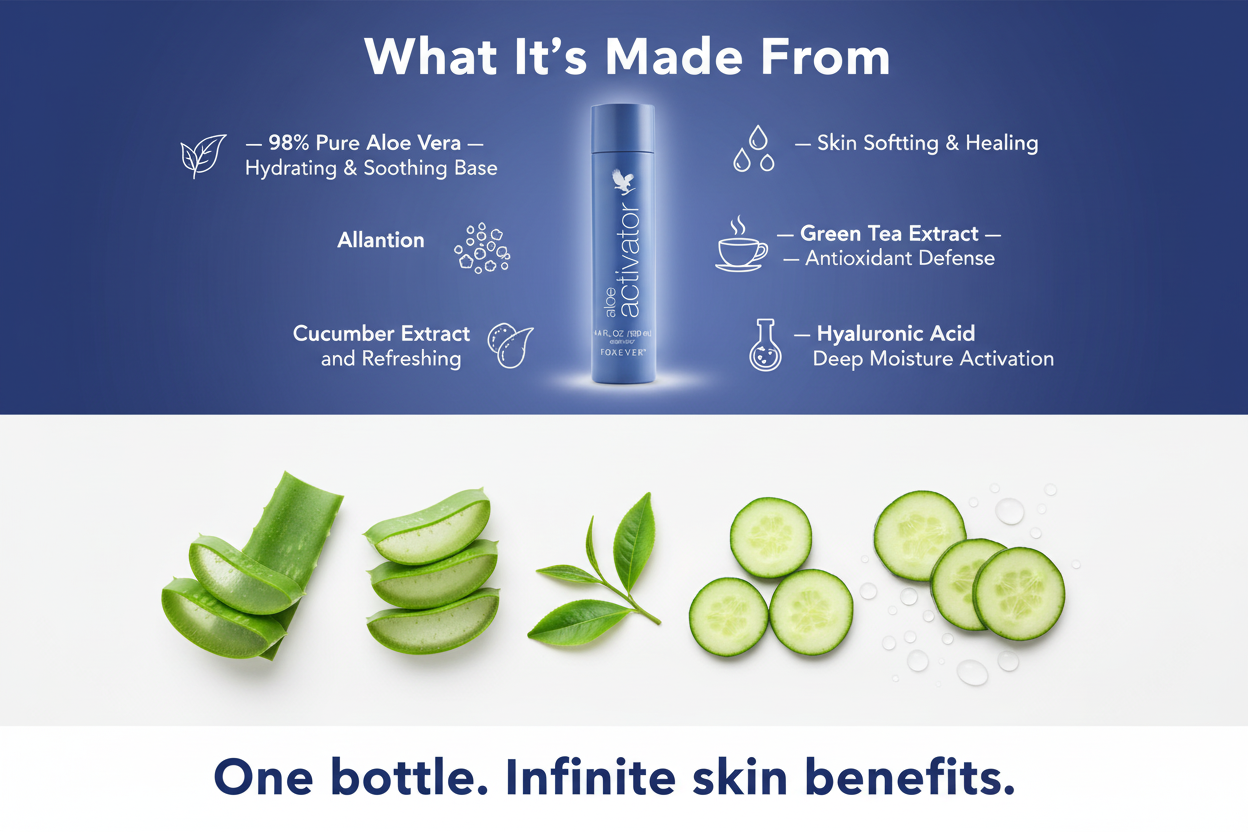 Aloe Activator - Ingredients Banner