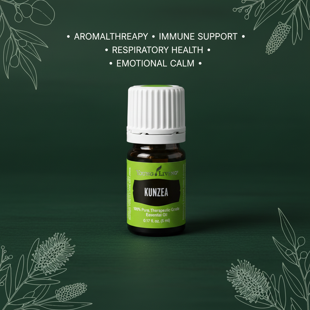 Kunzea oil uses - aromatherapy immune support respiratory health emotional calm