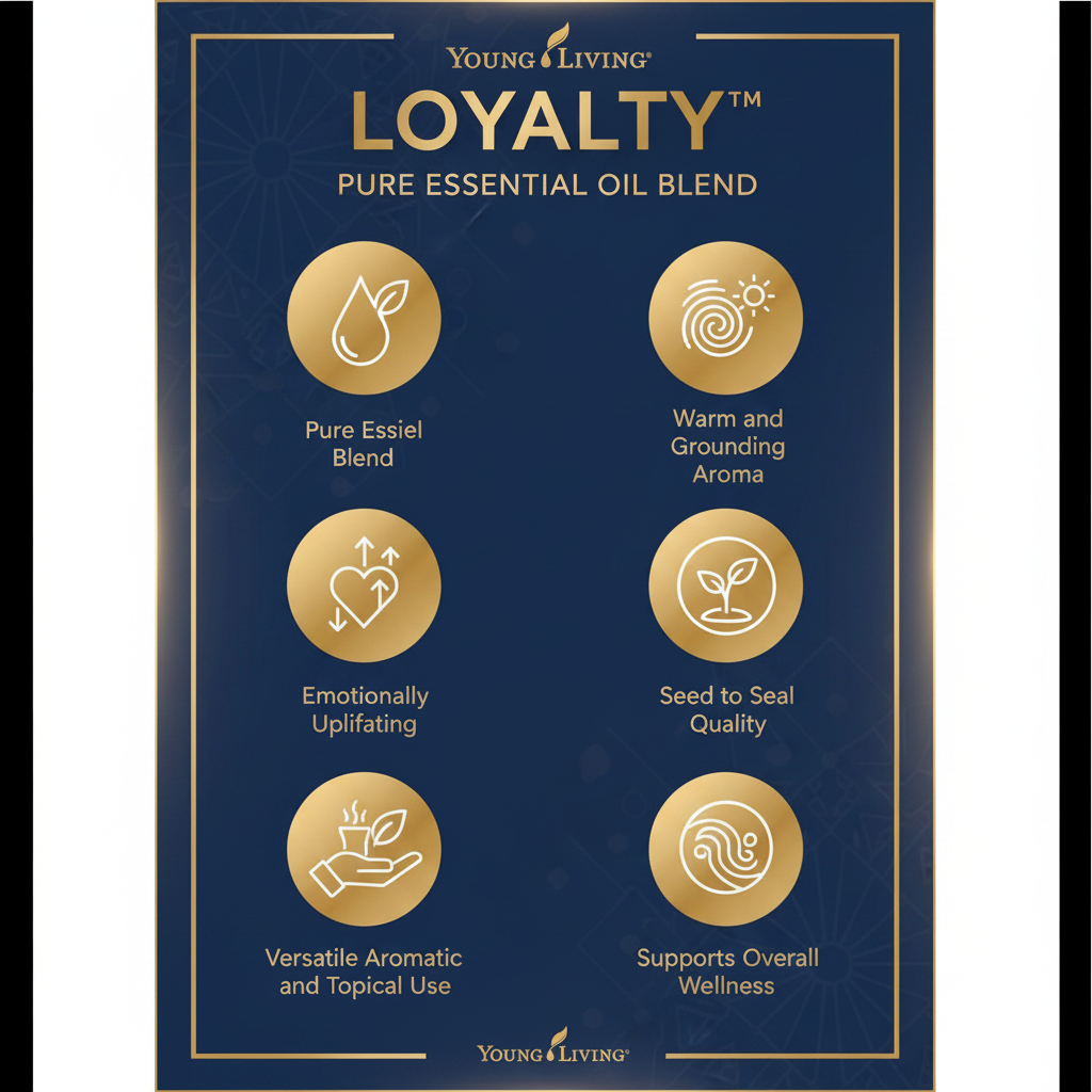 Young Living Loyalty key benefits infographic