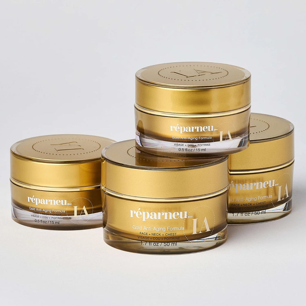 réparneu™ Gold Anti-Aging Formula – Face + Neck + Chest (1.7 fl oz / 50 ml)