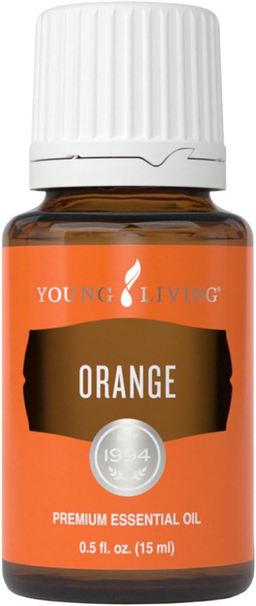 Young Living Orange Premium Essential Oil 15ml | Uplifting Citrus Aromatherapy