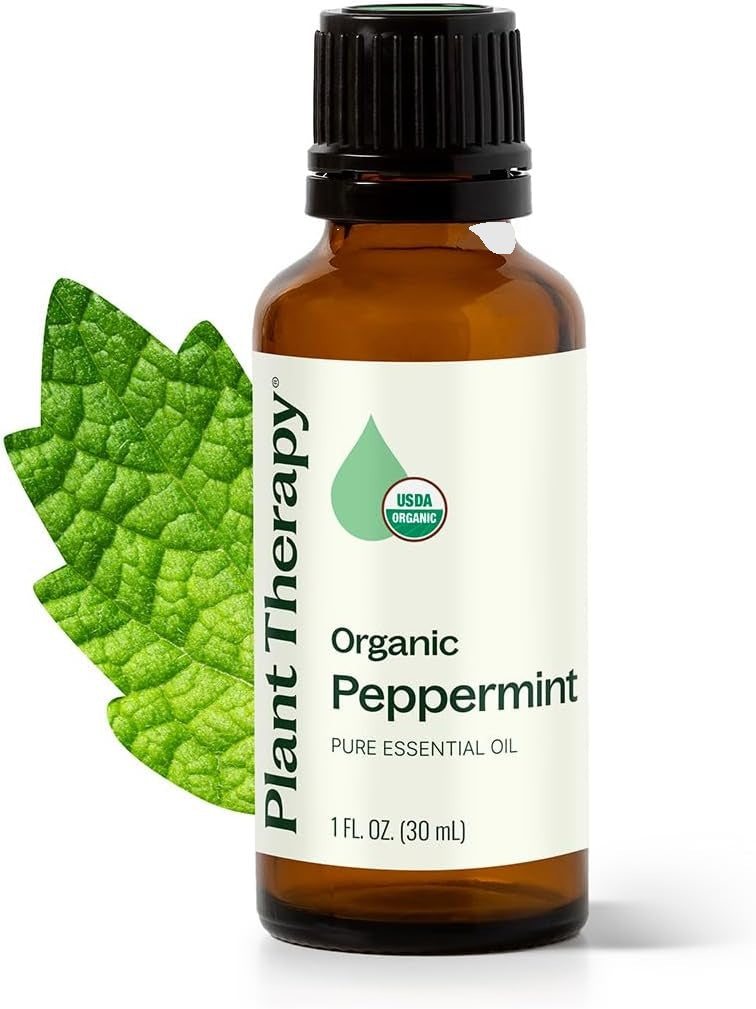 Plant Therapy Organic Peppermint Pure Essential Oil 30mL