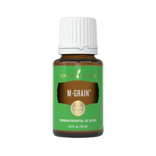 Young Living M-Grain Premium Essential Oil Blend 15ml (0.5 fl oz) — Seed to Seal Certified Since 1994