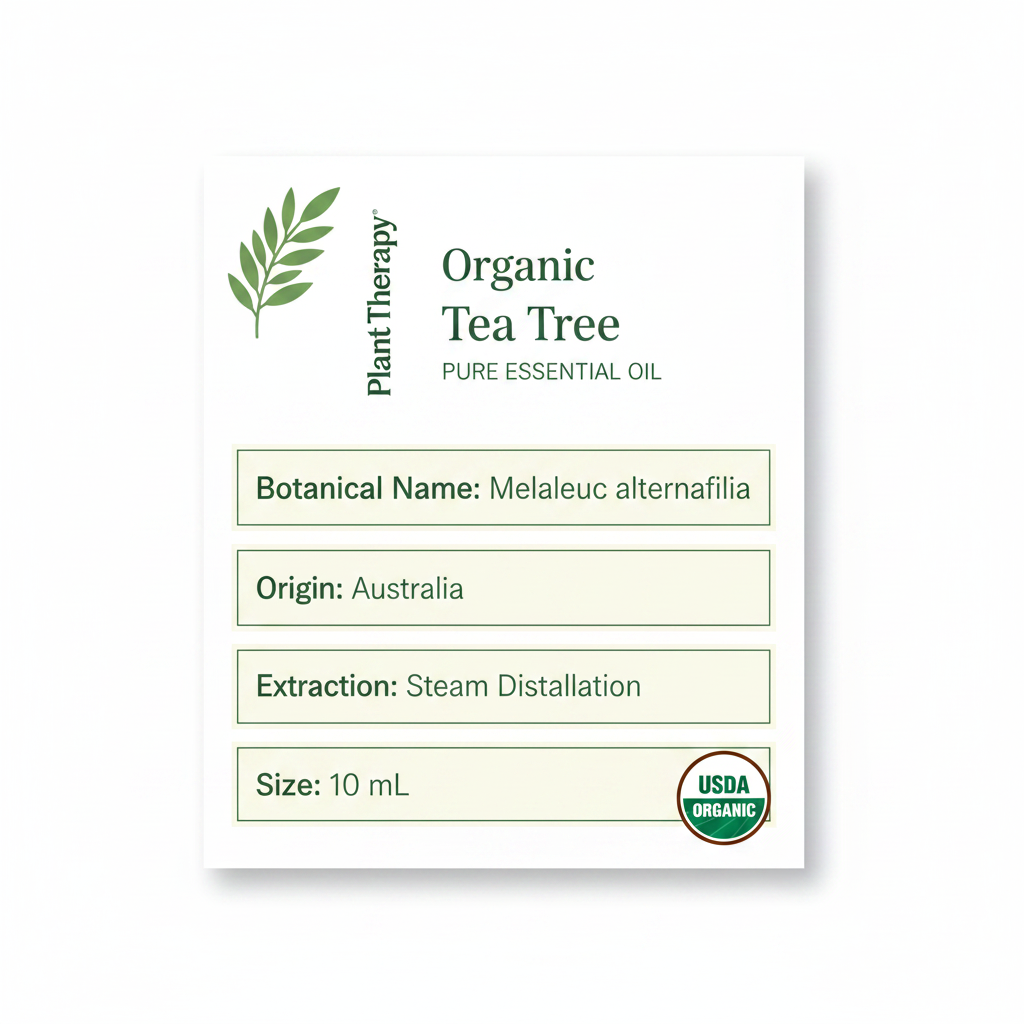 Product details — Botanical name, Origin, Extraction, Size