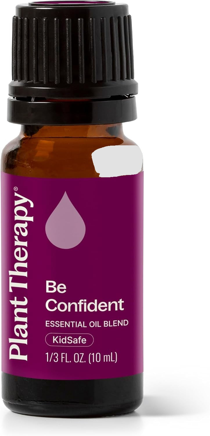 Plant Therapy Be Confident Essential Oil Blend 10mL bottle with purple label