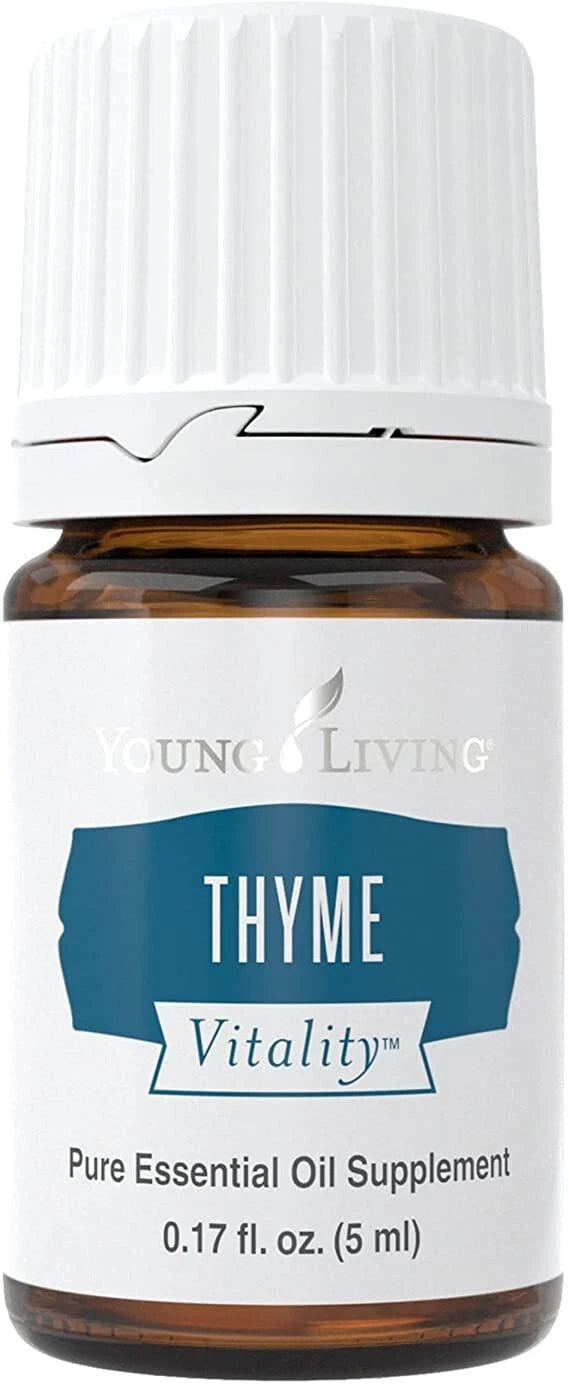Young Living Thyme Vitality™ — 5ml | Internal Immune Support & Antioxidant Essential Oil Supplement