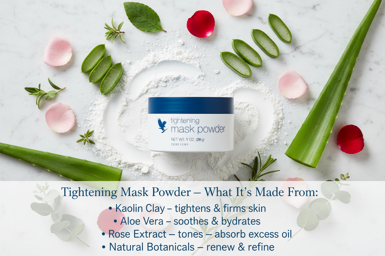Tightening Mask Powder - Flat Lay
