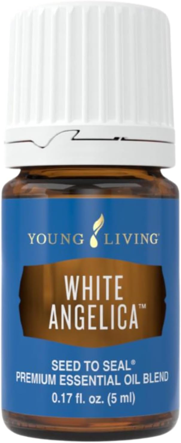 Young Living White Angelica™ Seed to Seal® Premium Essential Oil Blend — 15ml | Spiritual Protection, Emotional Comfort & Positive Energy